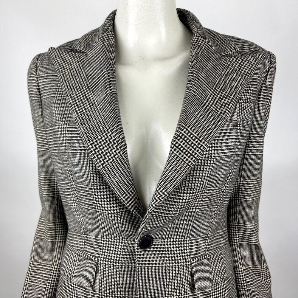 Ralph Lauren Collection Purple Label Cashmere Jacket Long Sleeve Blazer Women 4 - Picture 7 of 12